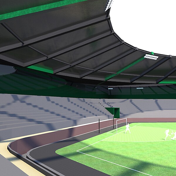 Stadium for Three Sided Football