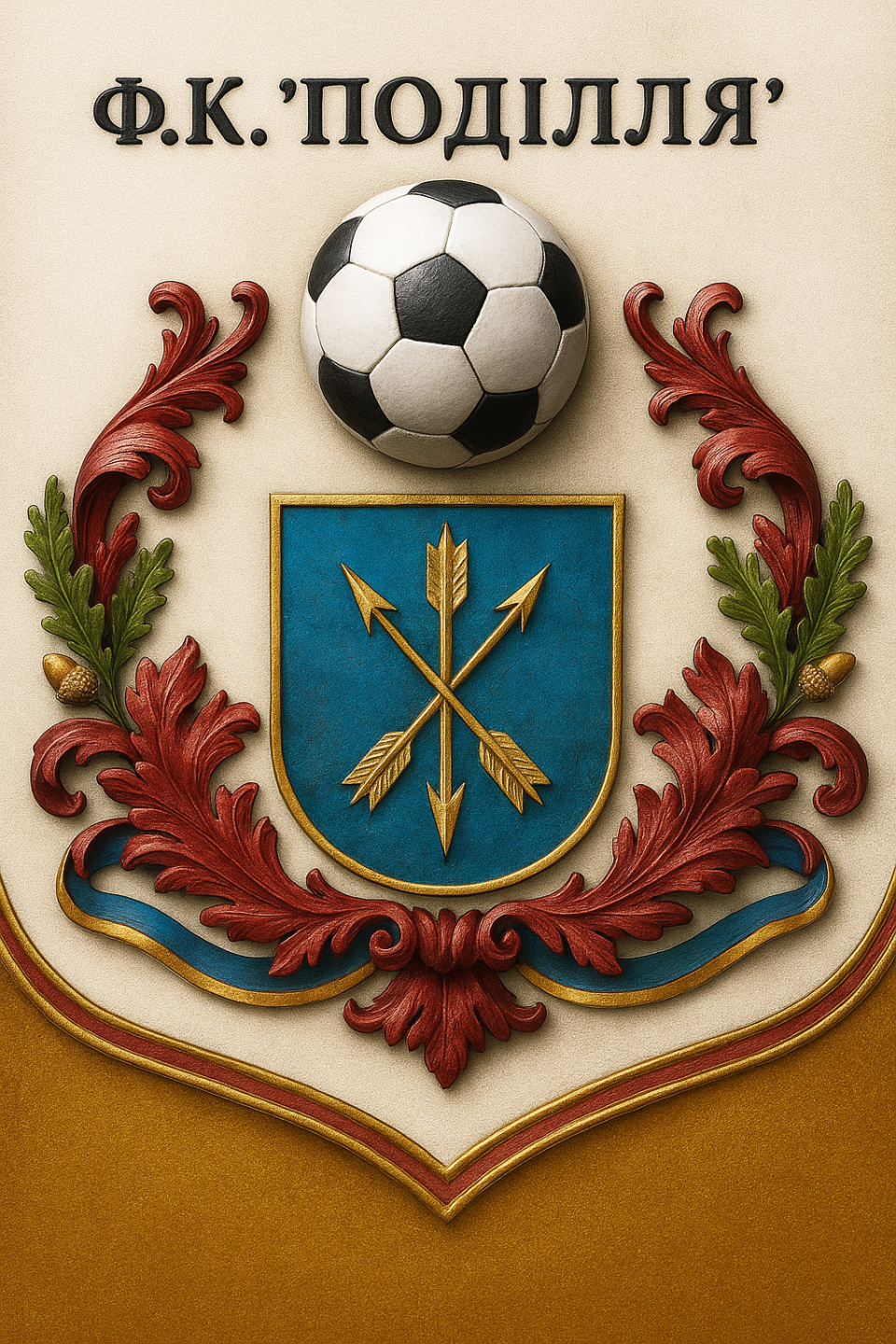 Podillia Khmelnytskyi logo 3D