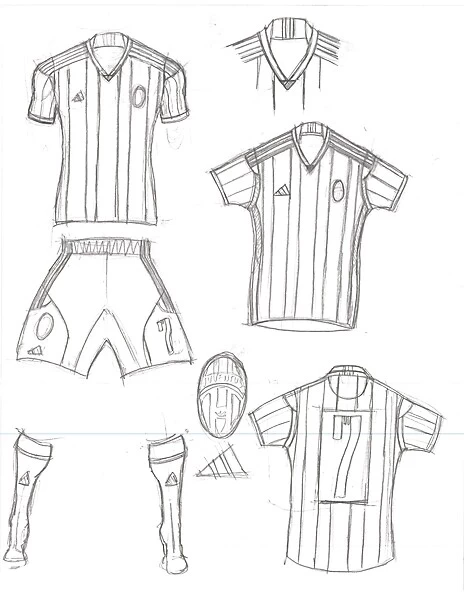 Juventus Home  - Adidas Template Concept