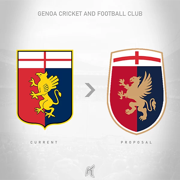 Genoa CFC Logo Redesign