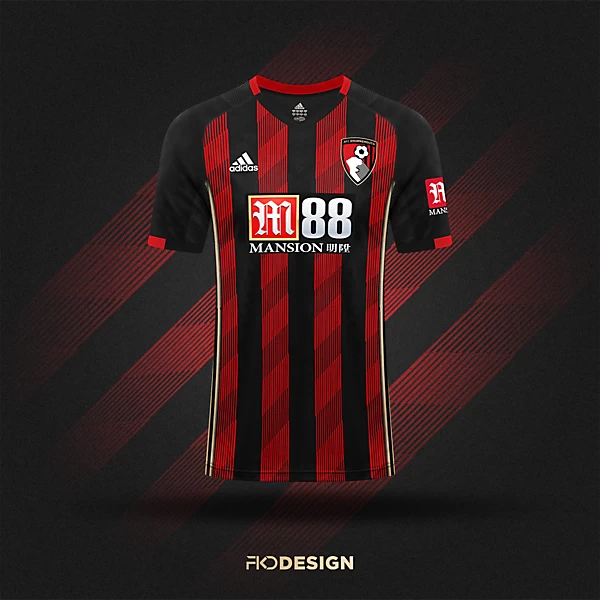AFC Bournemouth || Adidas Home Jersey