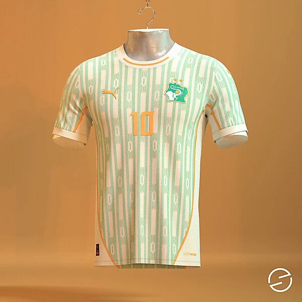 Côte d'Ivoire x Puma concept away shirt