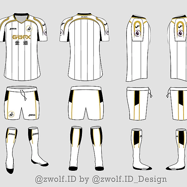 Joma Swansea City FC Home Full Kit