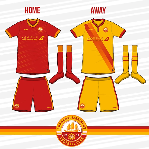 Shanghai Mariners FC Kits