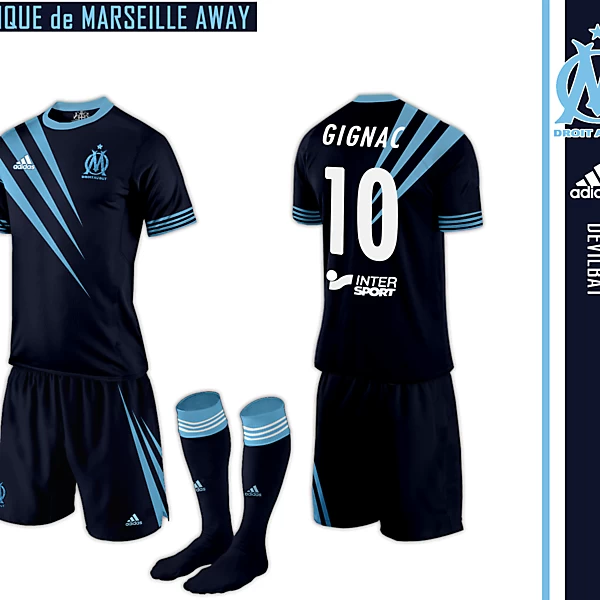 Marseille Away Adidas