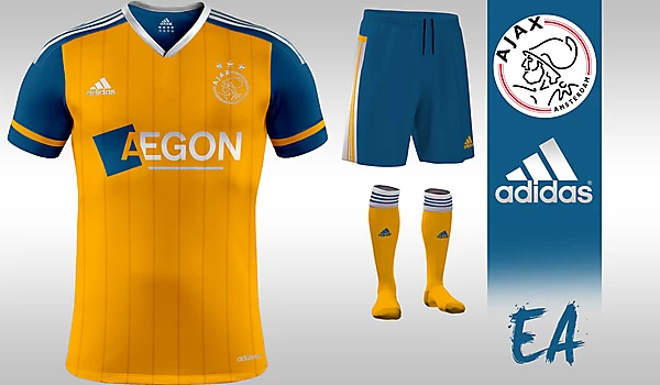 Ajax 15/16 Away Kit Design