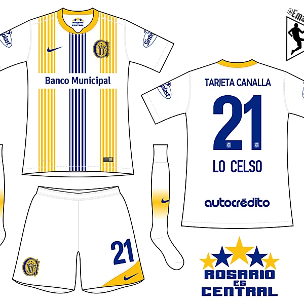 Rosario Central - Away kit