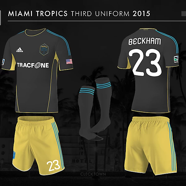 Miami Tropics third uniform