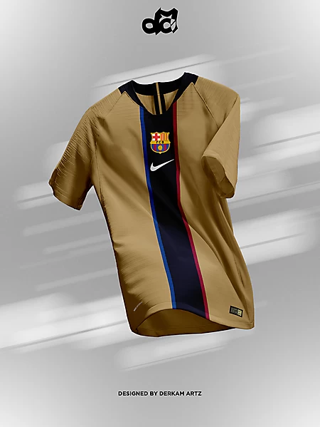 FC Barcelona - Away Kit (2001-03 Retro)