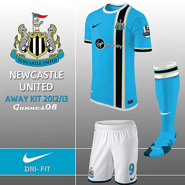 New Castle United Away Kit 2012-13