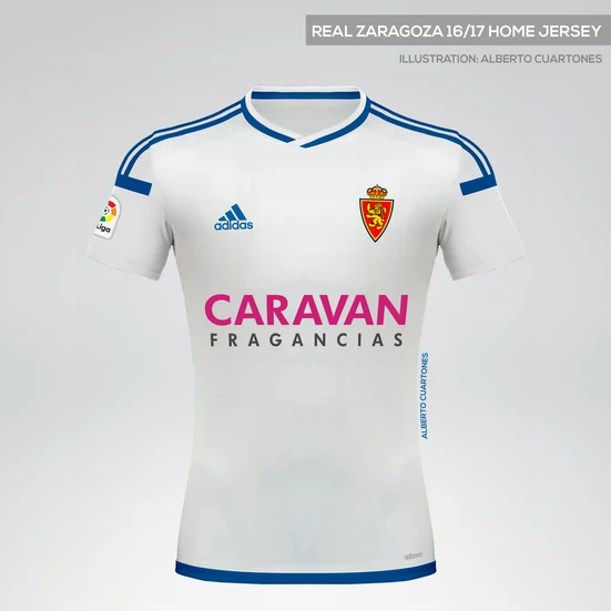 Real Zaragoza 16/17 Home Jersey