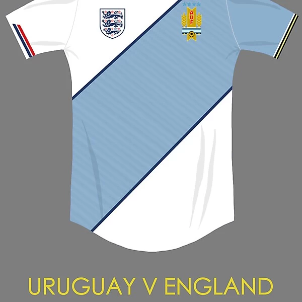Uruguay v england combined kit concept