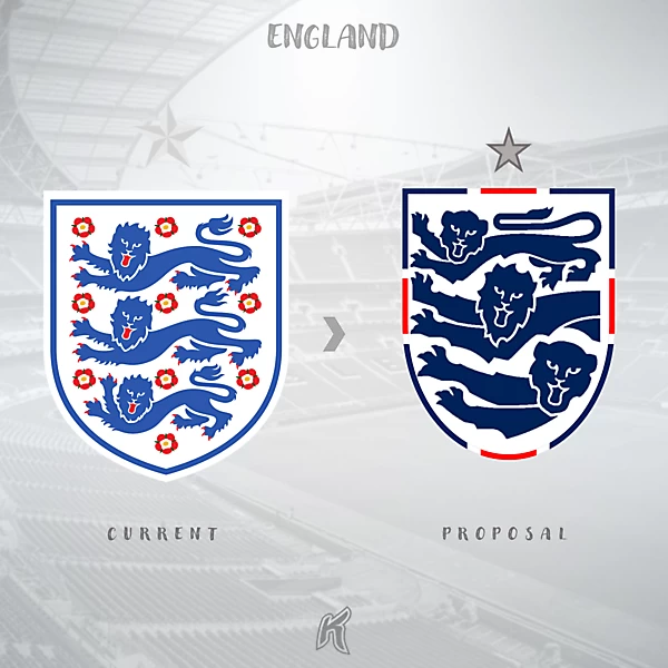 England Logo Redesign