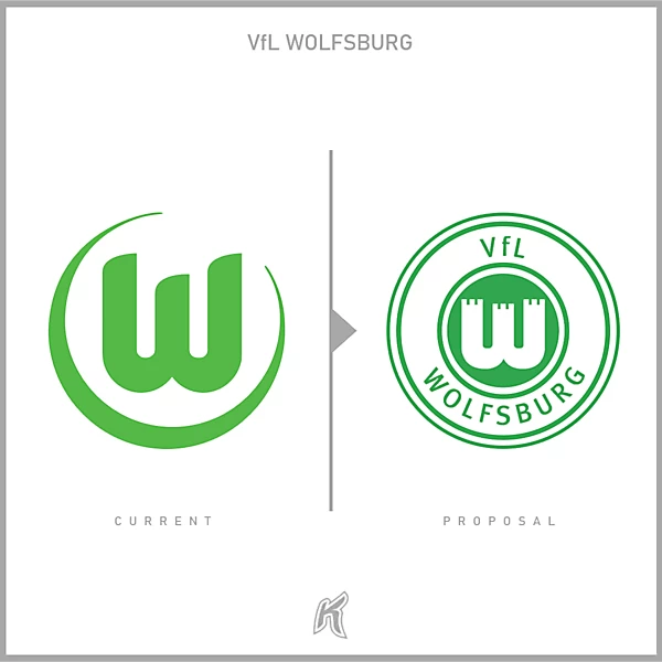 VfL Wolfsburg Logo Redesign