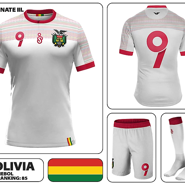 Bolivia Away Kit III.
