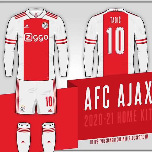 AFC Ajax | 2020-21 Home Kit prediction