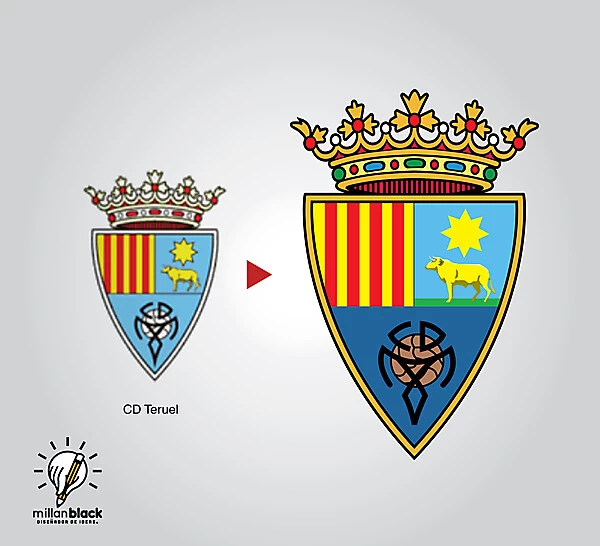 CD Teruel - Badge redesign
